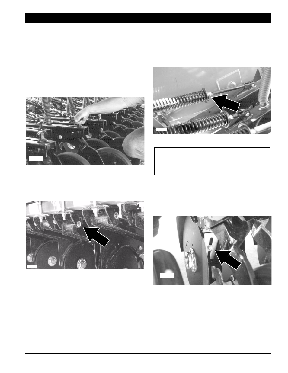 Opener depth, Press wheel adjustment opener mounting height, Opener down pressure | Disk scraper adjustment | Great Plains CP1000 Operator Manual User Manual | Page 21 / 46