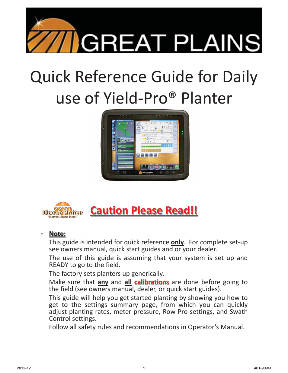 Great Plains DICKEY-john AI-120 User Manual | 16 pages