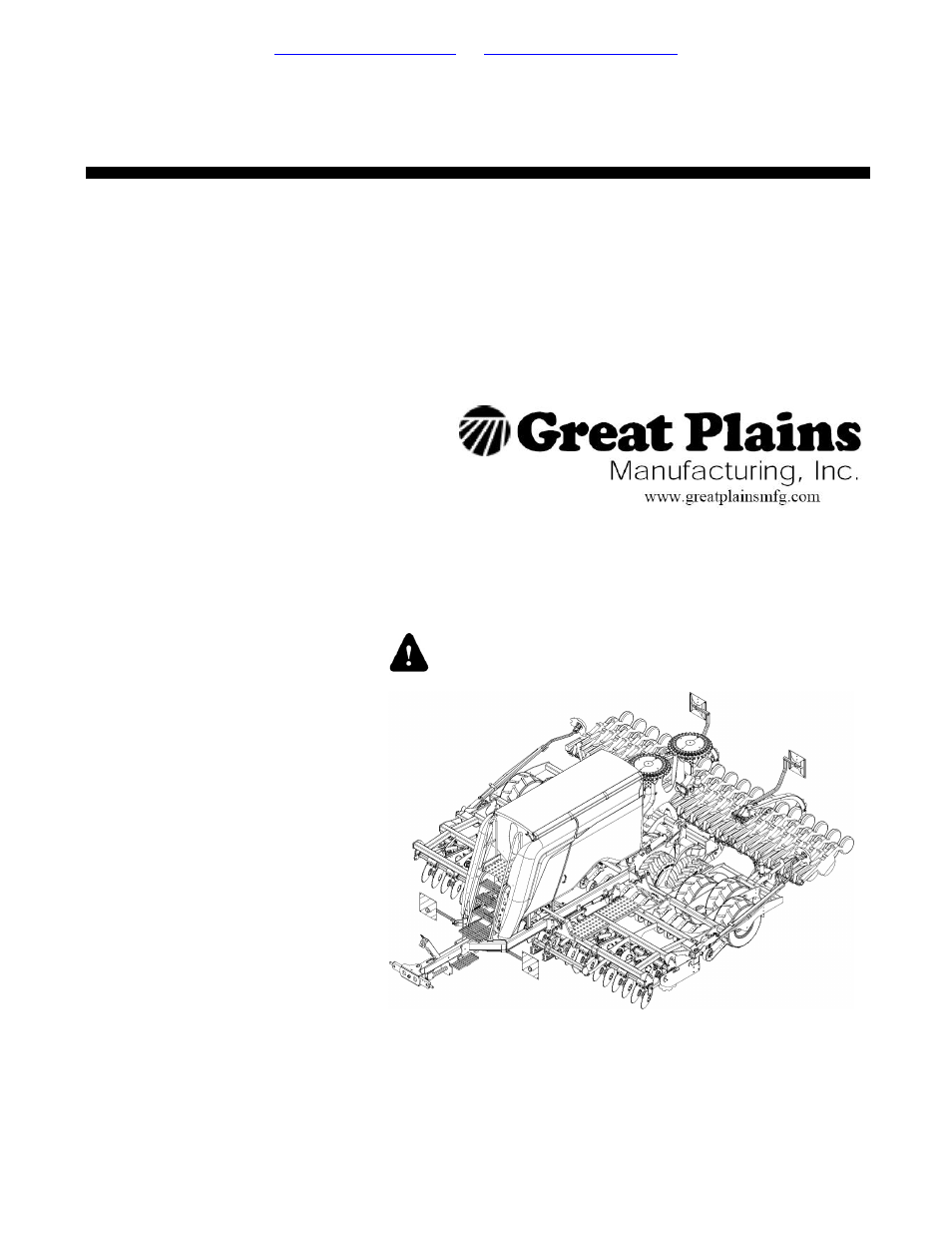 Great Plains CDA600 Parts Manual User Manual | 124 pages