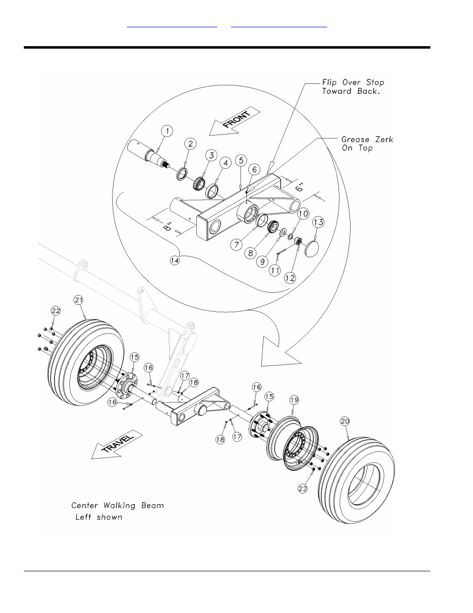 Center walking beam (s/n 1425cc+) | Great Plains 6548 Series VII Field Cultivator-Floating Hitch Parts Manual User Manual | Page 24 / 102