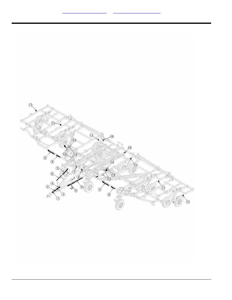 Section 6: decals, Decals, Table of contents part number index decals | Great Plains 6548 Series VII Field Cultivator-Floating Hitch Parts Manual User Manual | Page 74 / 102
