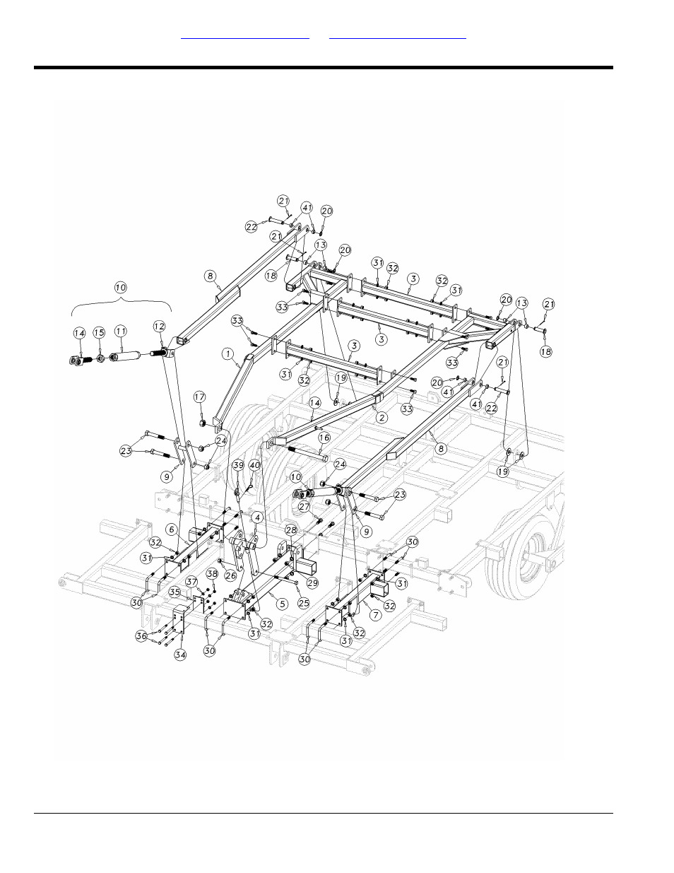 Floating hitch level bar assembly | Great Plains 6548 Series VII Field Cultivator-Floating Hitch Parts Manual User Manual | Page 8 / 102