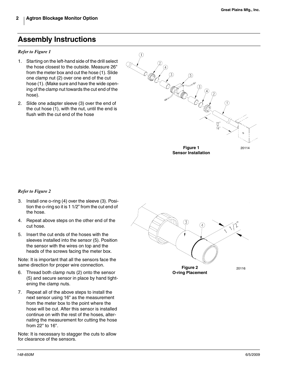 Assembly instructions | Great Plains NTA2000 Assembly Instructions User Manual | Page 2 / 4