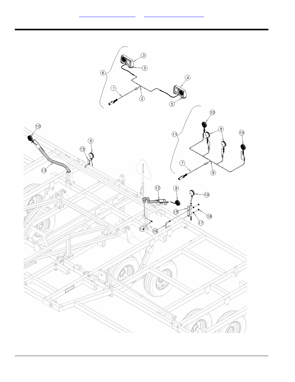 Lights, Table of contents part number index lights | Great Plains 6328 Series VII Field Cultivator-Rigid Hitch Parts Manual User Manual | Page 18 / 88