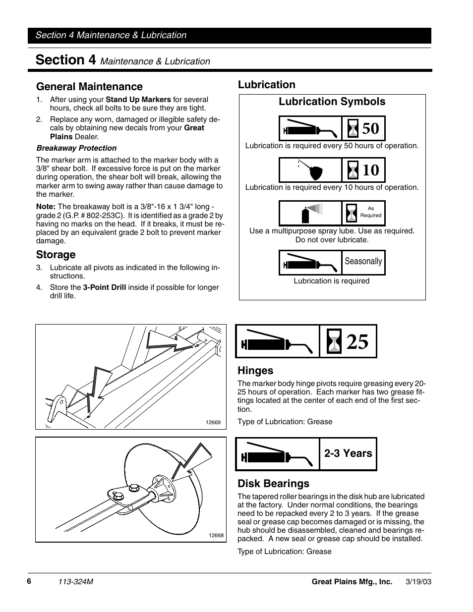 Great Plains 3-Point Solid Stand Drills User Manual | Page 8 / 23