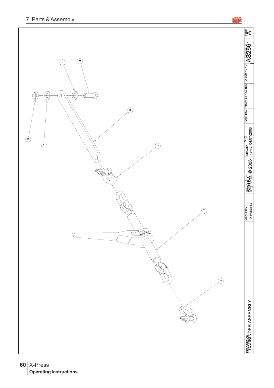 Aas 2661, X-press, 60 7. parts & assembly | Great Plains AS3243 Assembly Instructions User Manual | Page 20 / 118
