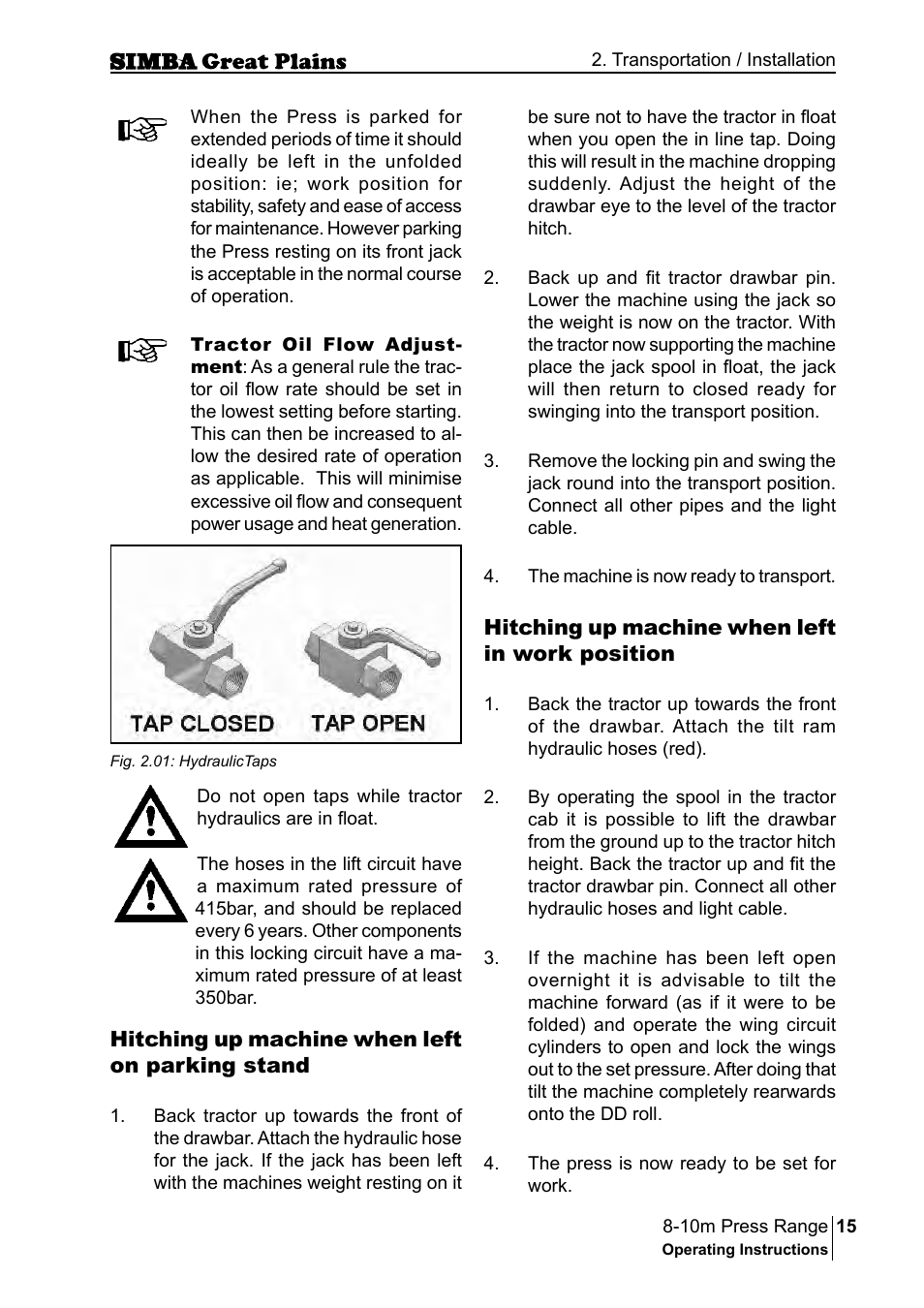 Great Plains P18140C Operator Manual User Manual | Page 15 / 230
