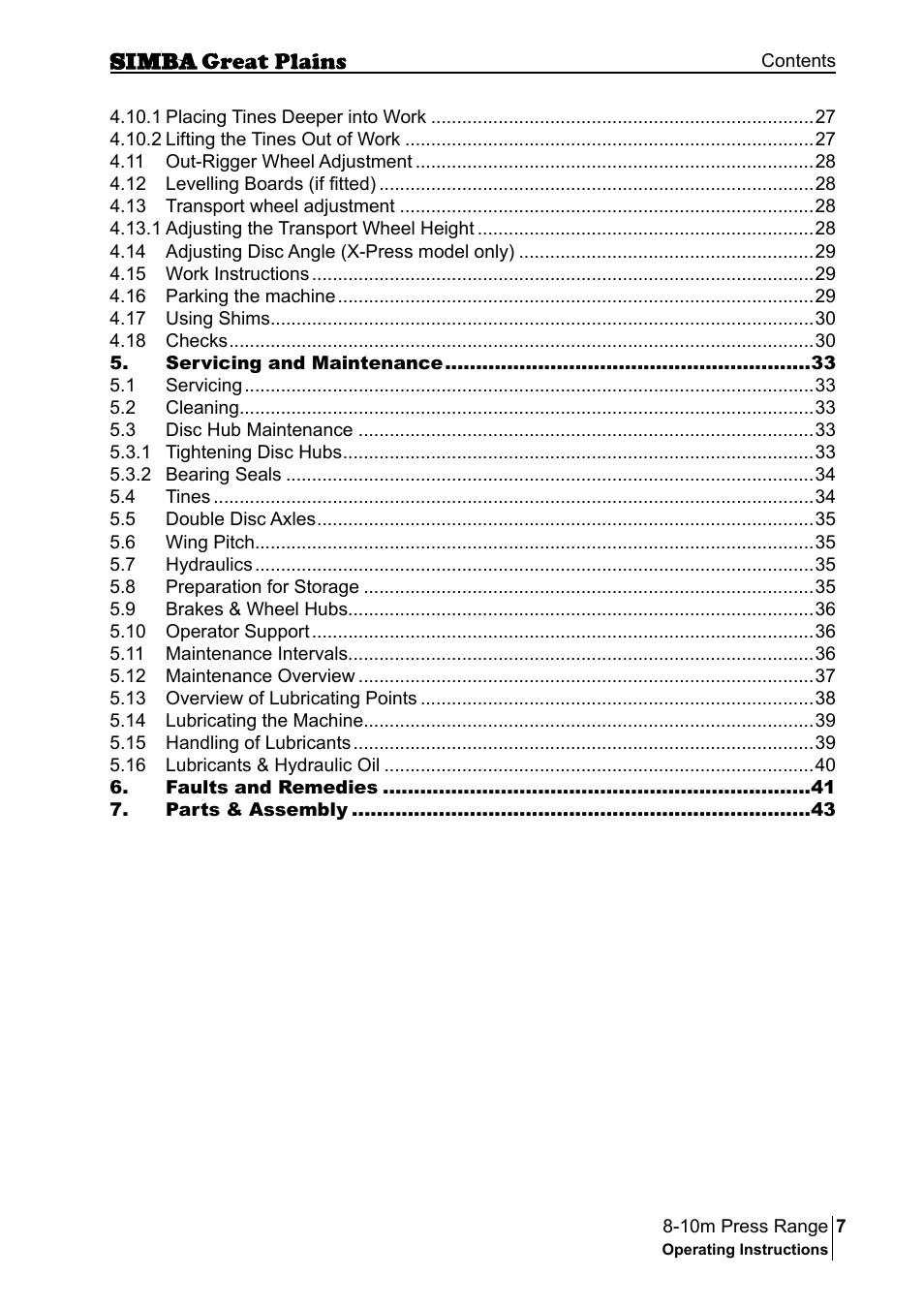 Great Plains P18140C Operator Manual User Manual | Page 7 / 230