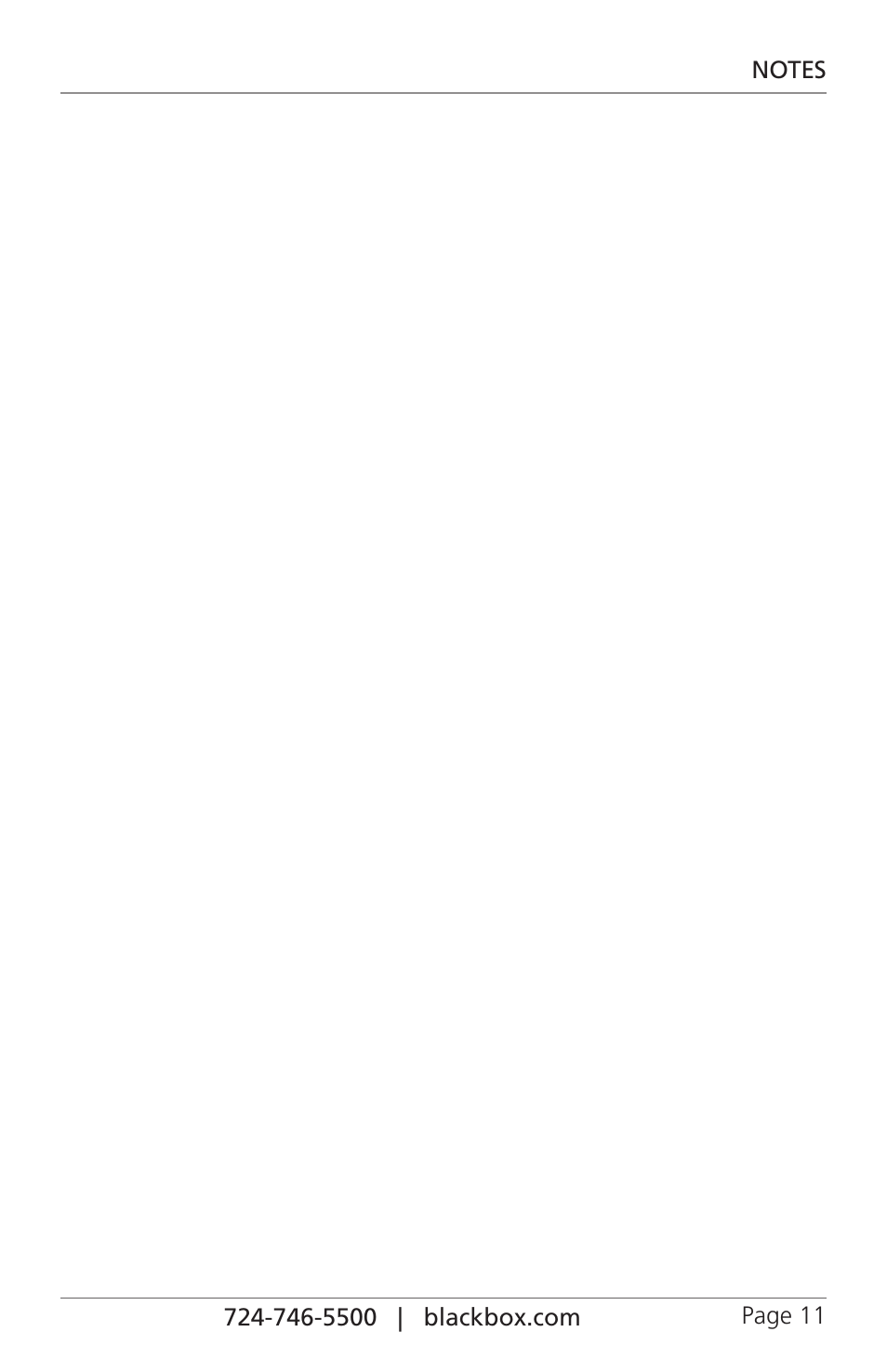 Black Box AC1132A User Manual | Page 11 / 12