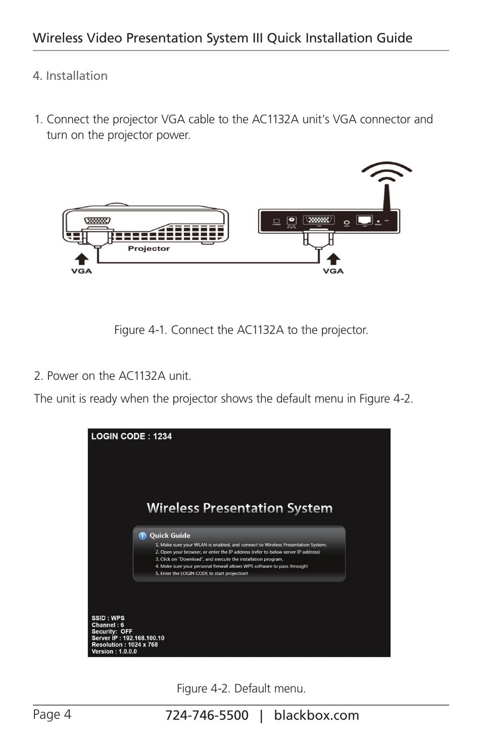 Black Box AC1132A User Manual | Page 4 / 12
