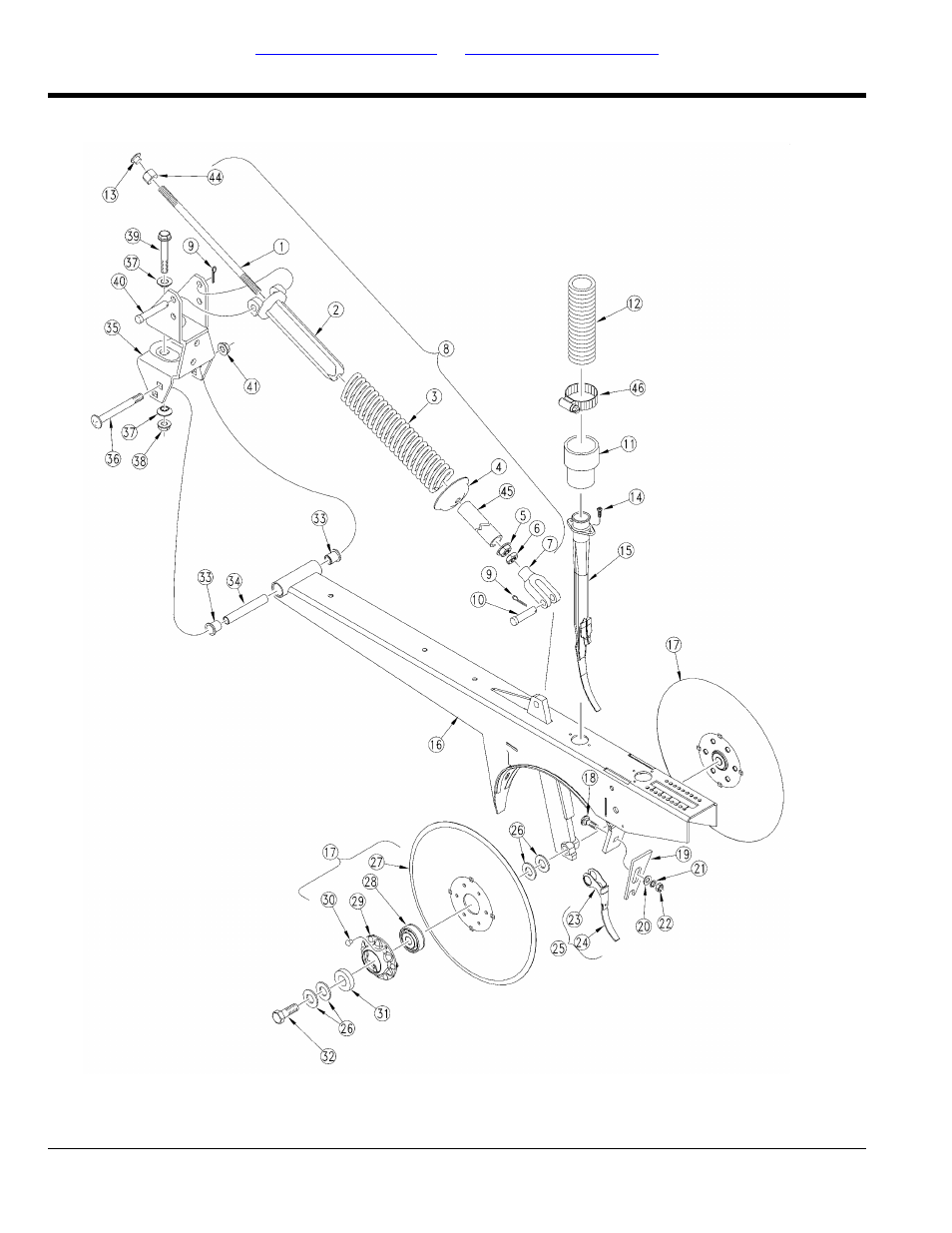 Openers, 00 series long opener | Great Plains NTA2000 Parts Manual User Manual | Page 62 / 124