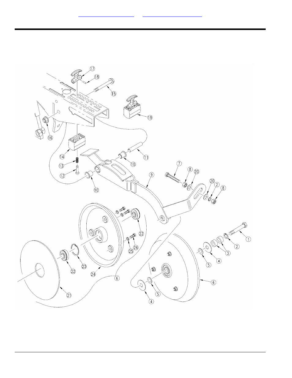 Cast press wheel assembly | Great Plains NTA2000 Parts Manual User Manual | Page 72 / 124