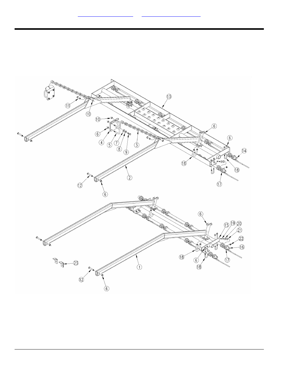 Harrows, Heavy harrow, Table of contents part number index heavy harrow | Great Plains NTA2000 Parts Manual User Manual | Page 98 / 124