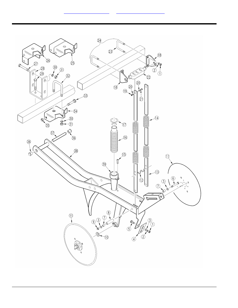 Double disk opener (1985 <-> 1990) | Great Plains 3PD30 Parts Manual User Manual | Page 106 / 194