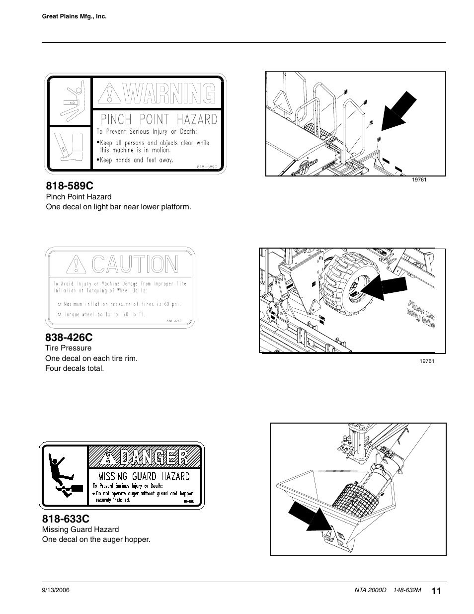 589c, 426c, 633c | Great Plains NTA2000D Operator Manual User Manual | Page 13 / 81