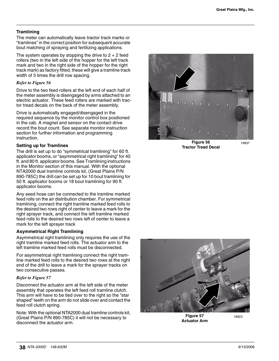 Tramlining setting up for tramlines | Great Plains NTA2000D Operator Manual User Manual | Page 40 / 81