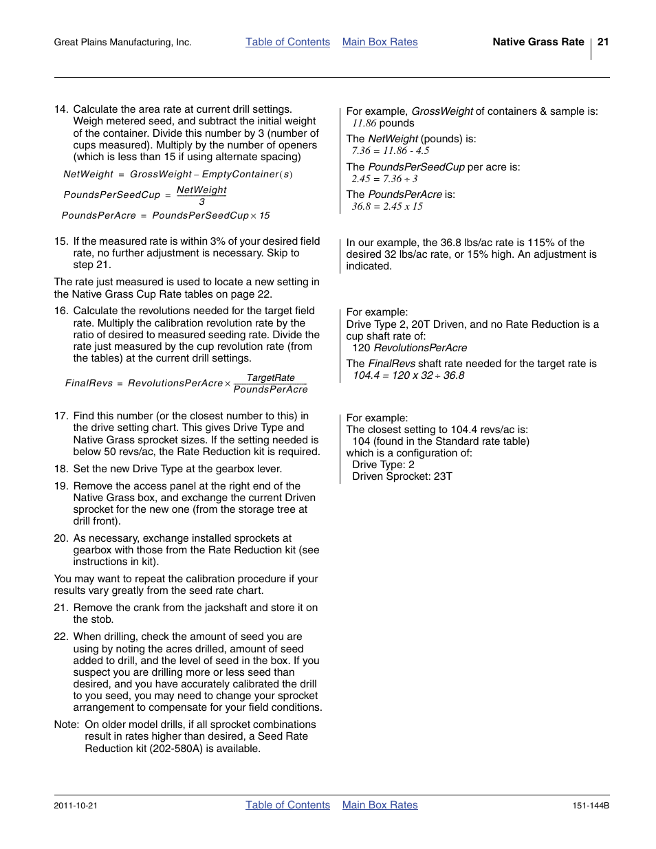 Great Plains 3P1006NT Material Rate User Manual | Page 23 / 50