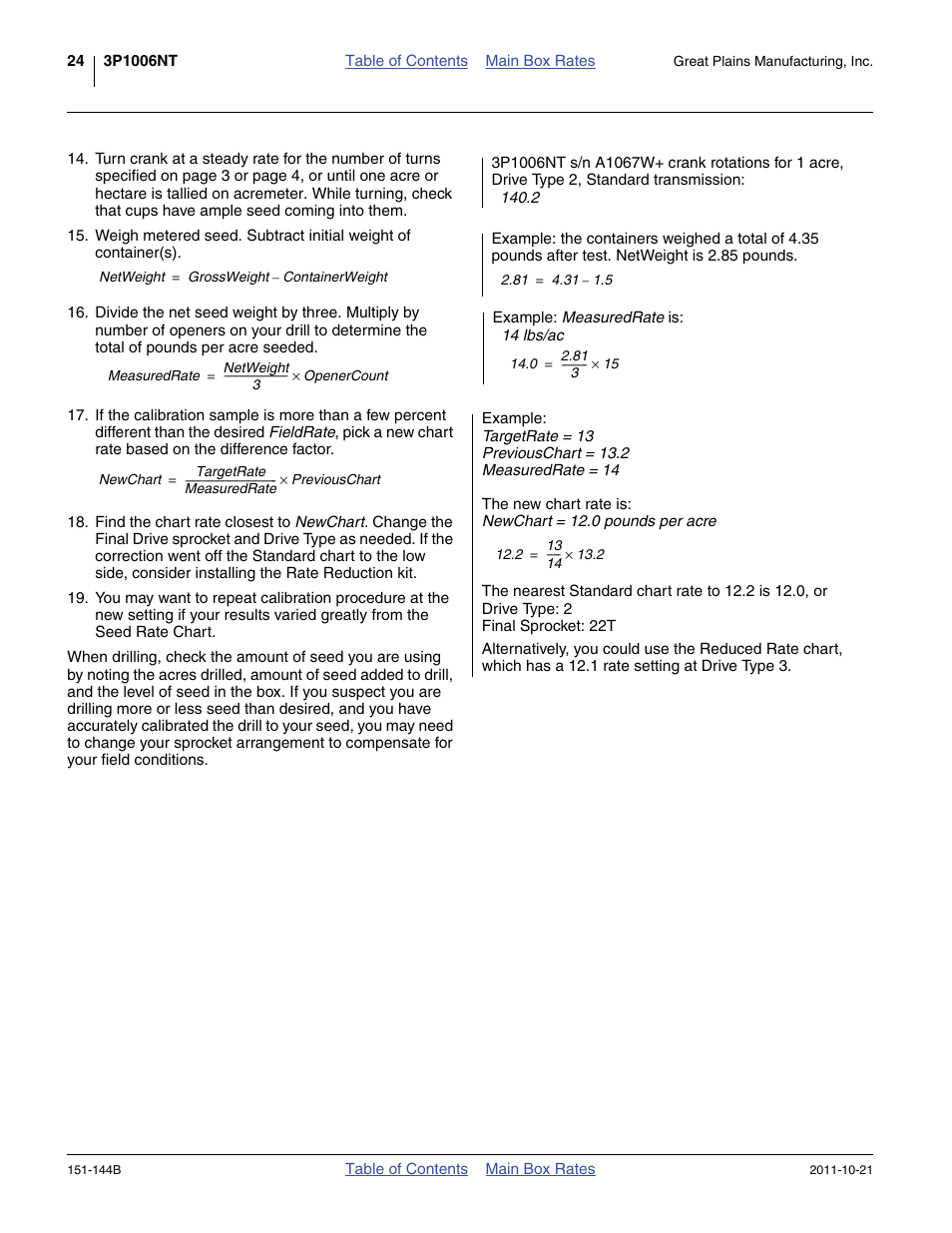 Great Plains 3P1006NT Material Rate User Manual | Page 26 / 50