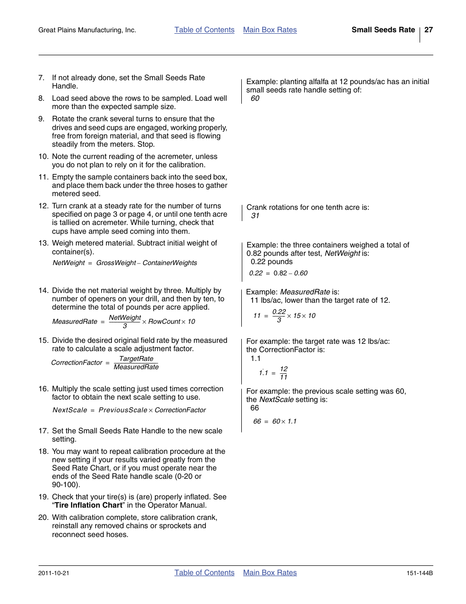 Great Plains 3P1006NT Material Rate User Manual | Page 29 / 50