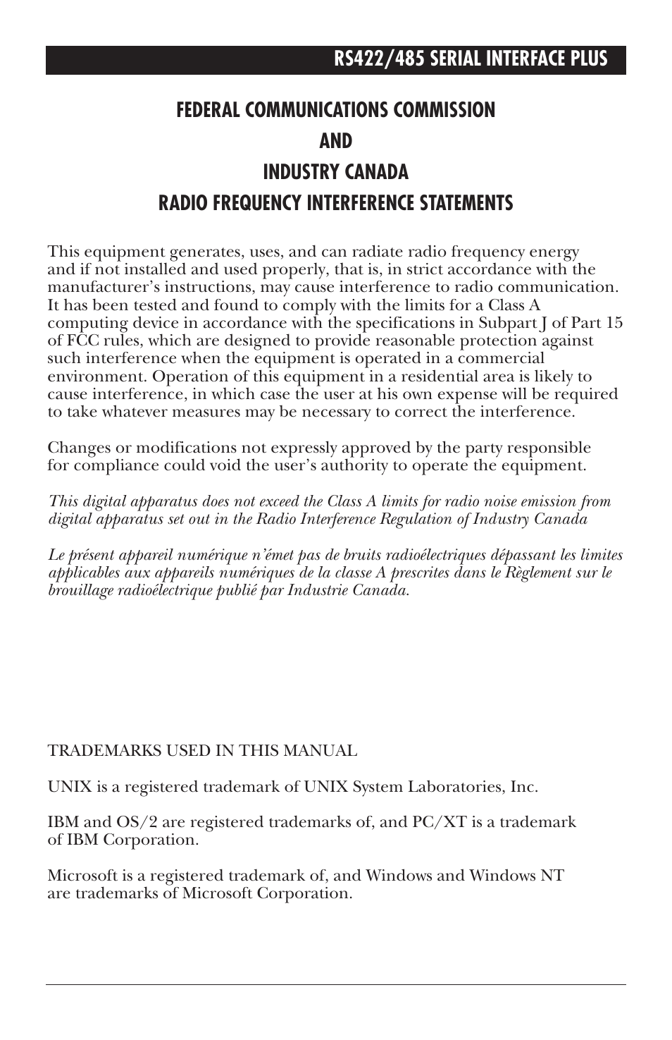 Black Box IC171C User Manual | Page 2 / 30