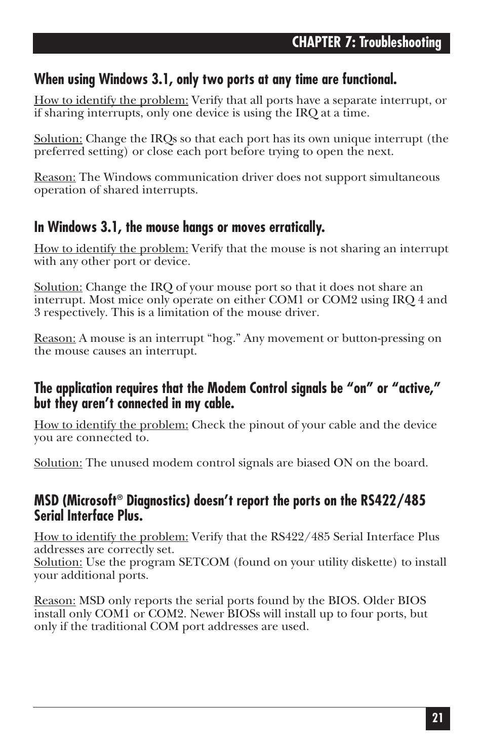 Black Box IC171C User Manual | Page 26 / 30