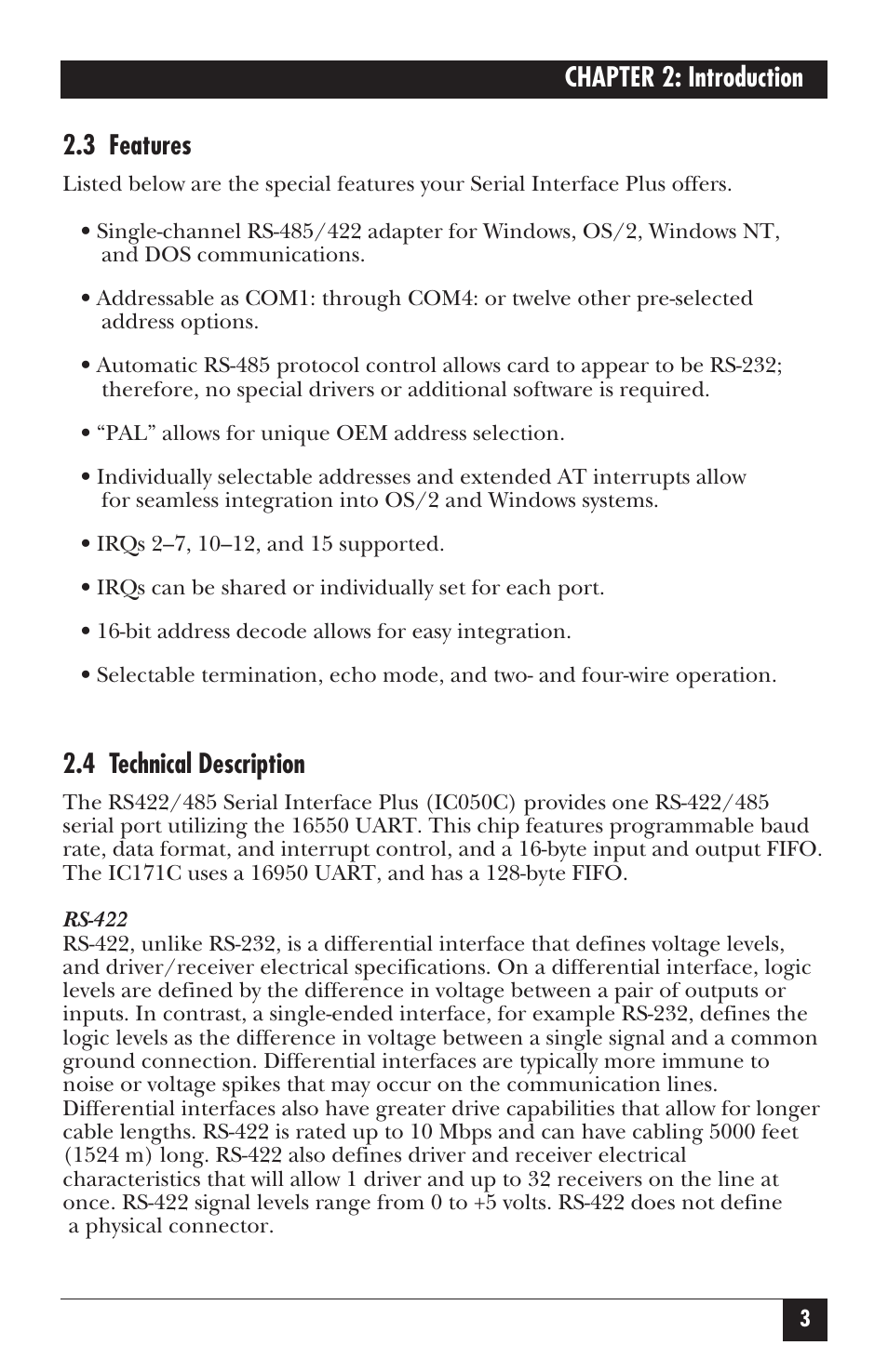 Black Box IC171C User Manual | Page 8 / 30