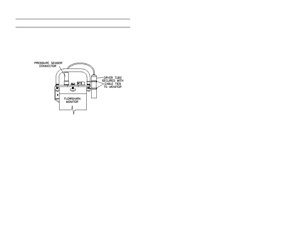 Securing the dryer tube to the monitor | ADS Environmental Services FlowShark QR 775002 A4 User Manual | Page 81 / 266