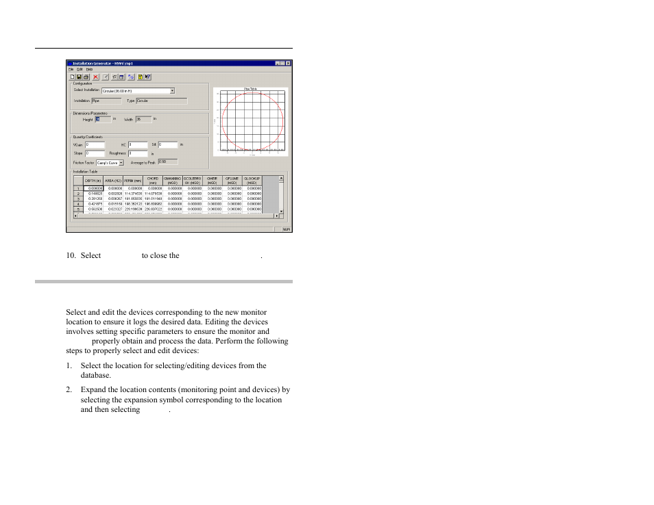 Selecting and editing devices | ADS Environmental Services FlowShark QR 775003 A2 User Manual | Page 140 / 236