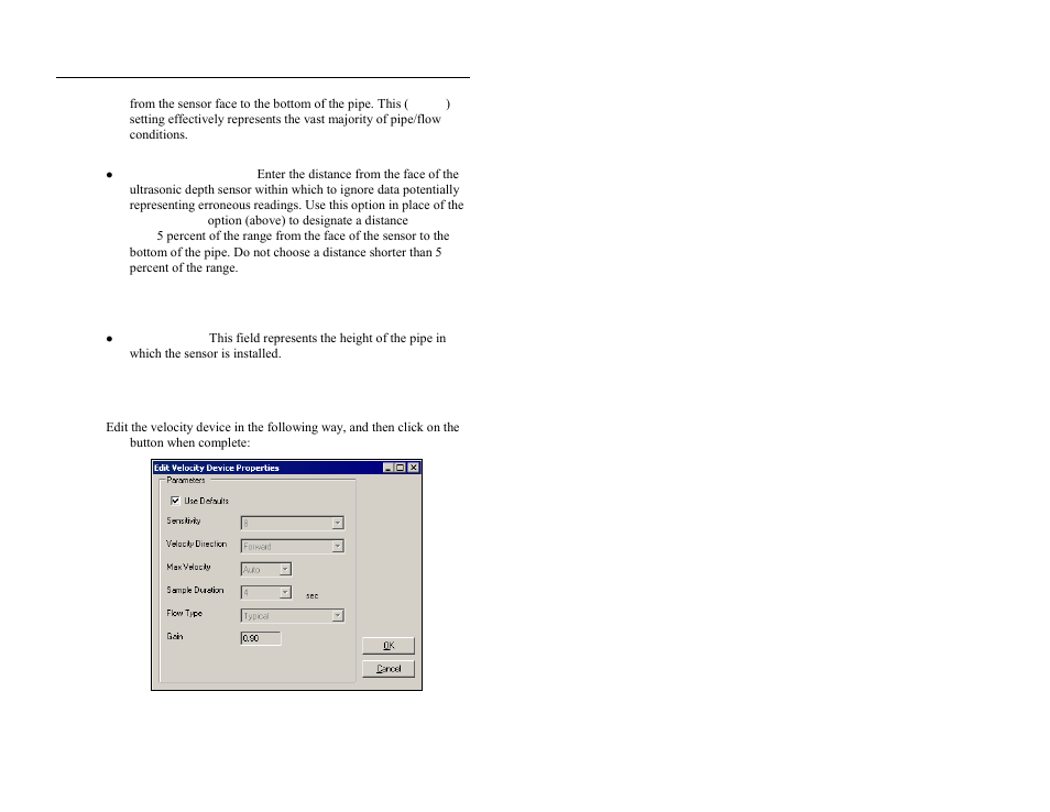 Editing the velocity device | ADS Environmental Services FlowShark QR 775003 A2 User Manual | Page 144 / 236