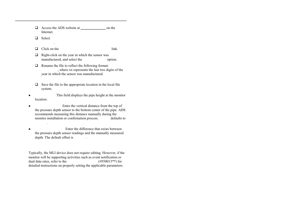 Editing the mli device | ADS Environmental Services FlowShark QR 775003 A2 User Manual | Page 148 / 236