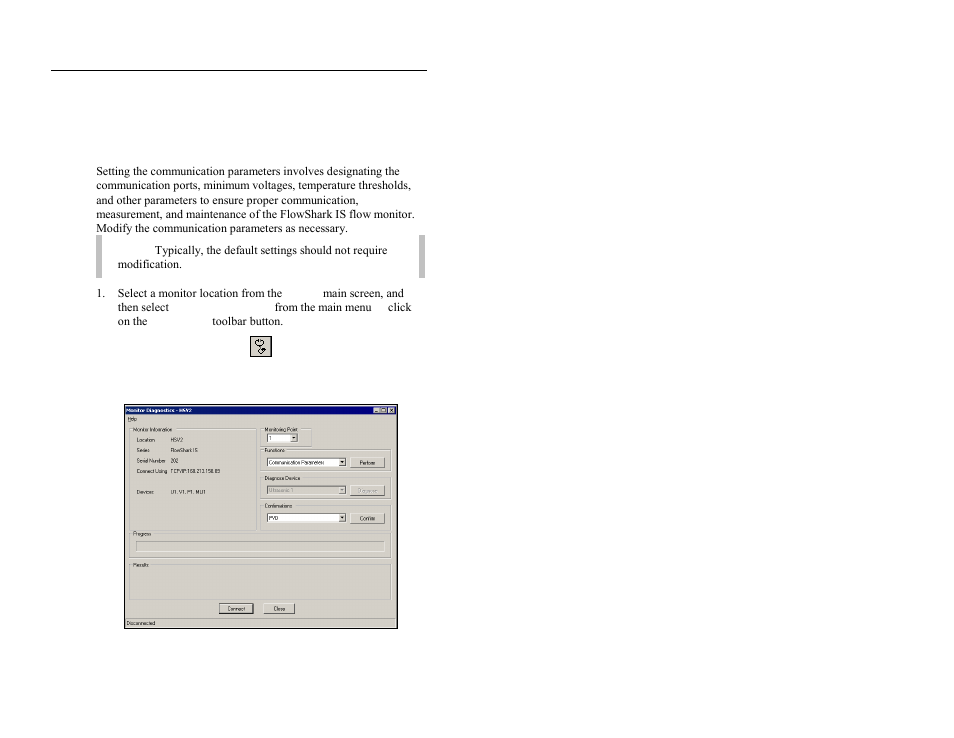 Setting the communication parameters | ADS Environmental Services FlowShark QR 775003 A2 User Manual | Page 149 / 236