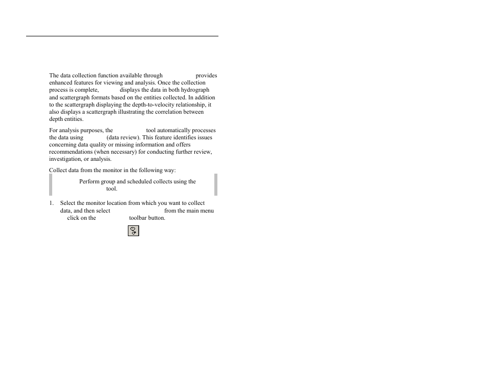 Collecting data from the monitor | ADS Environmental Services FlowShark QR 775003 A2 User Manual | Page 163 / 236