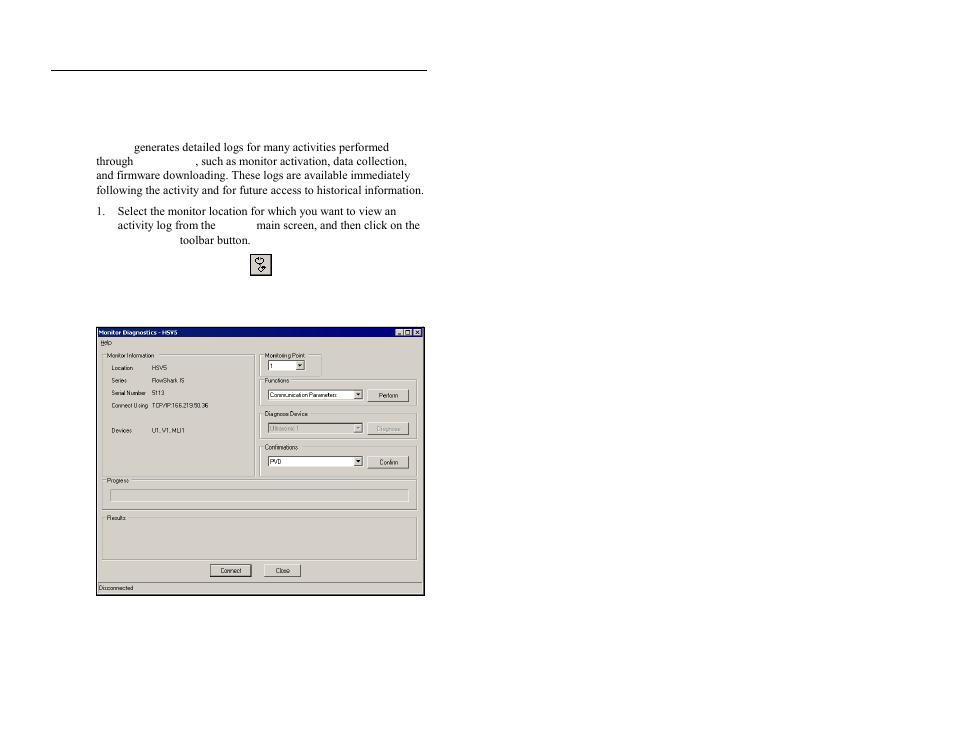 Viewing diagnostic and data logs | ADS Environmental Services FlowShark QR 775003 A2 User Manual | Page 174 / 236