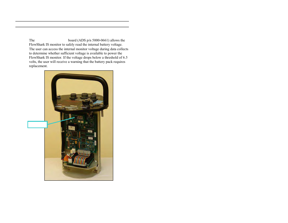 Voltage to frequency board | ADS Environmental Services FlowShark QR 775003 A2 User Manual | Page 50 / 236
