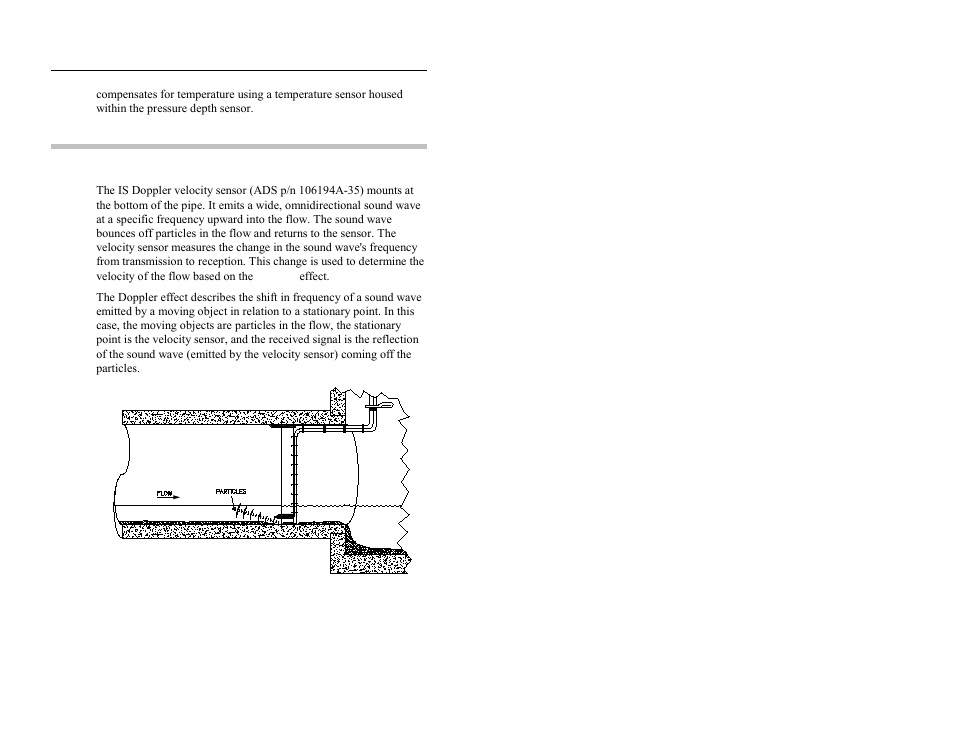 Is doppler velocity sensor | ADS Environmental Services FlowShark QR 775003 A2 User Manual | Page 57 / 236