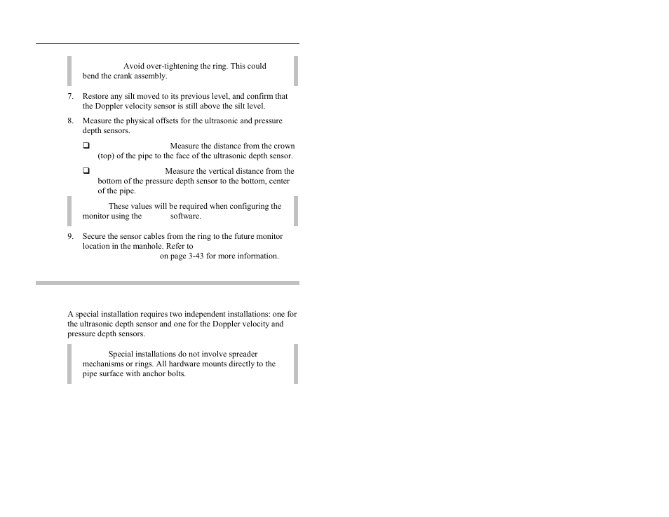Special installations | ADS Environmental Services FlowShark QR 775003 A2 User Manual | Page 82 / 236
