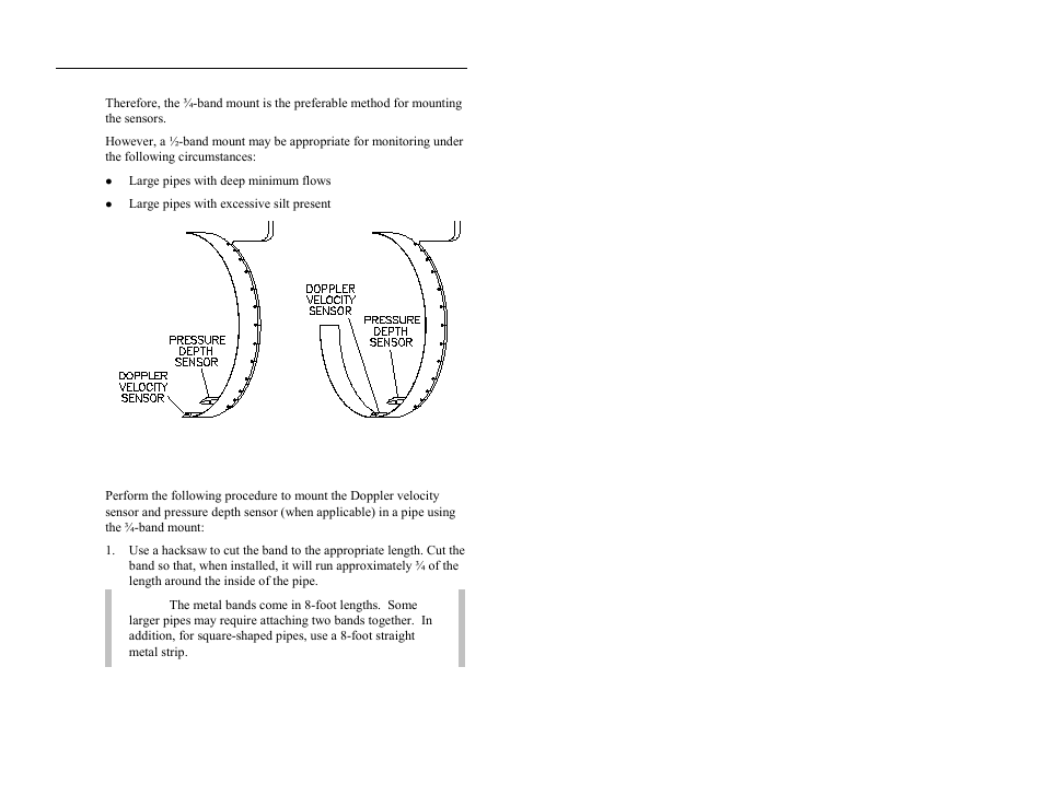 Band mount | ADS Environmental Services FlowShark QR 775003 A2 User Manual | Page 92 / 236