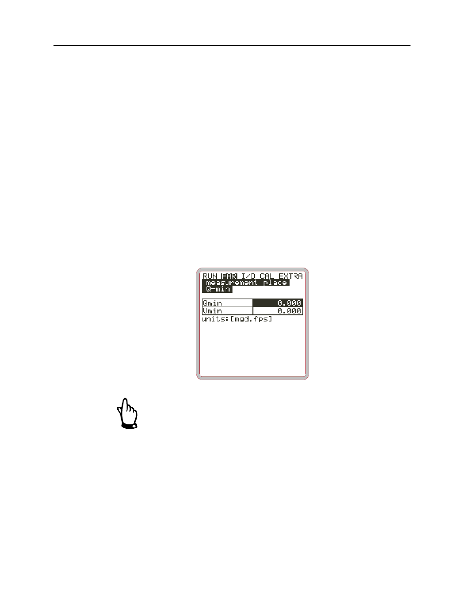 Low-flow volume qmin | ADS Environmental Services FlowShark Pulse QR 775004 A1 User Manual | Page 108 / 186