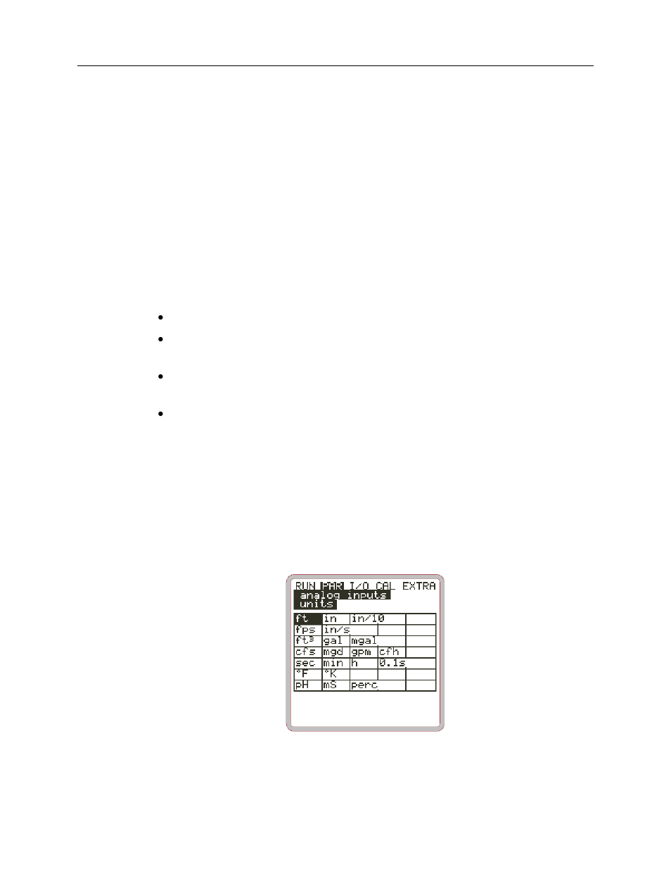 Channel number, Name, Function | Measurement span, Units | ADS Environmental Services FlowShark Pulse QR 775004 A1 User Manual | Page 119 / 186