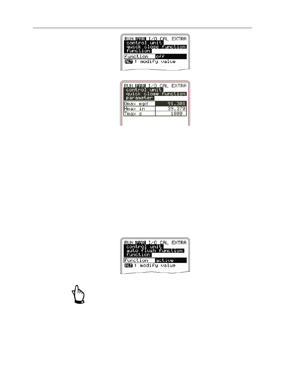 Automatic flush function | ADS Environmental Services FlowShark Pulse QR 775004 A1 User Manual | Page 134 / 186