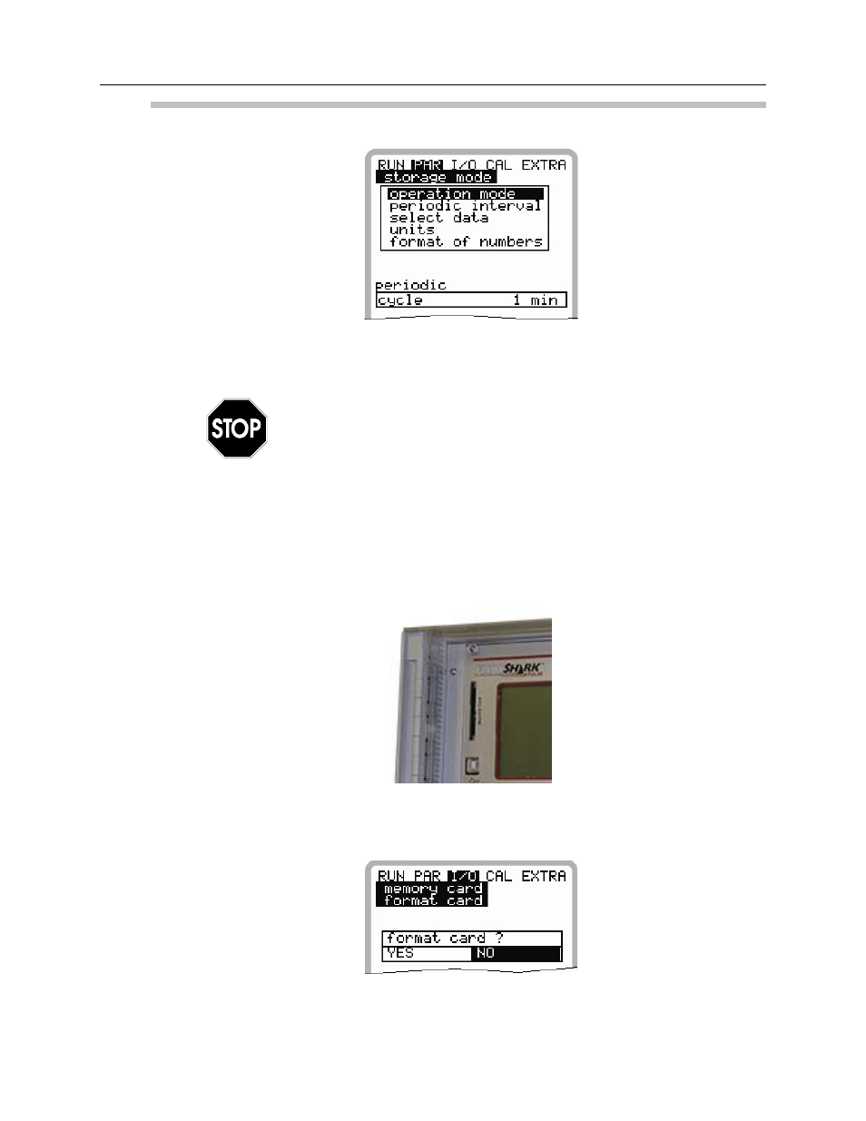 Parameter menu: memory mode | ADS Environmental Services FlowShark Pulse QR 775004 A1 User Manual | Page 139 / 186