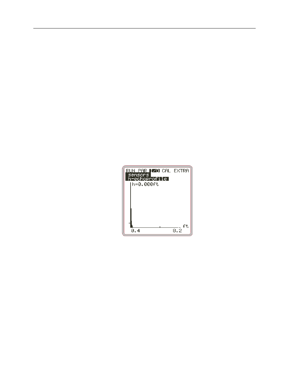 H-sensor, H-echo profile, T-sensor | ADS Environmental Services FlowShark Pulse QR 775004 A1 User Manual | Page 152 / 186