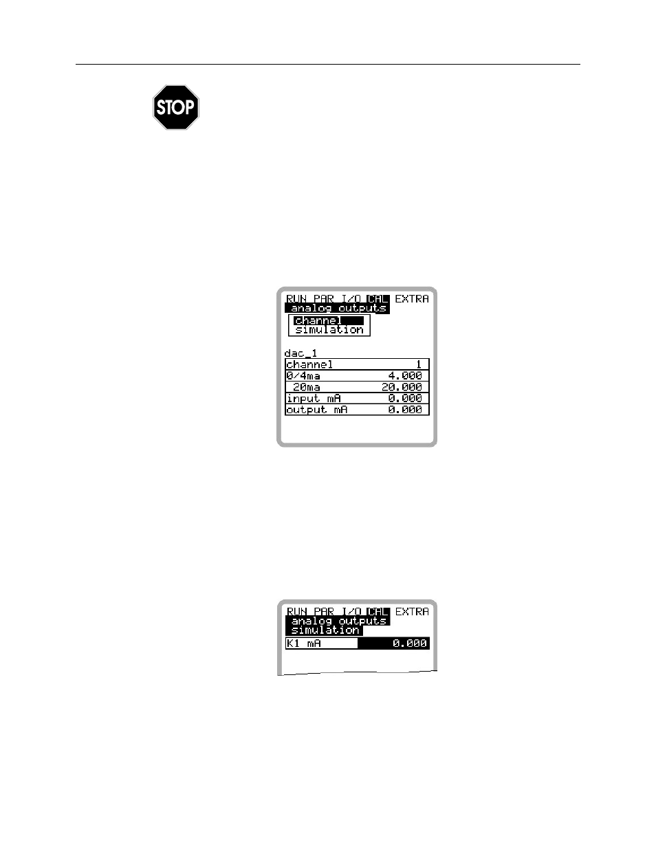 Analog outputs, Channel number, Simulation | Relay outputs | ADS Environmental Services FlowShark Pulse QR 775004 A1 User Manual | Page 162 / 186