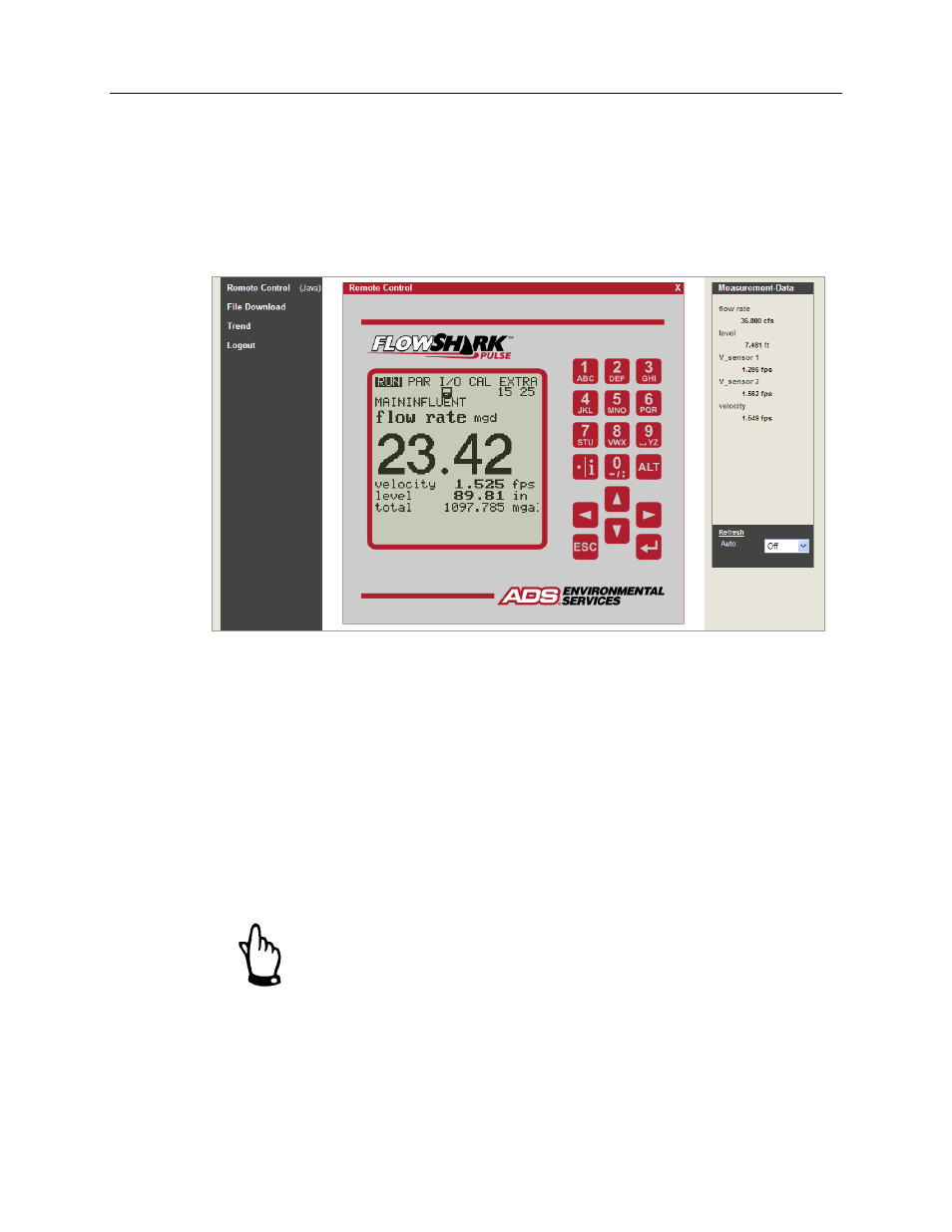 Data collection | ADS Environmental Services FlowShark Pulse QR 775004 A1 User Manual | Page 174 / 186