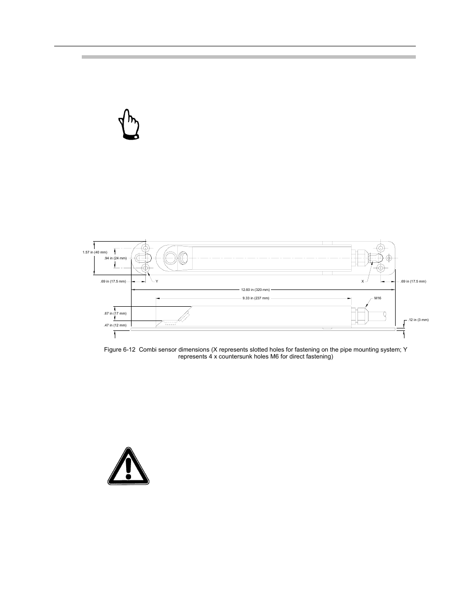 Sensor installation, Combi sensor, 10 ads flowshark pulse o&m manual | ADS Environmental Services FlowShark Pulse QR 775004 A1 User Manual | Page 55 / 186