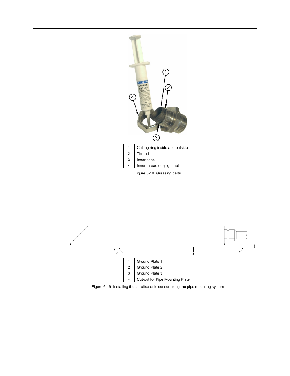 Air-ultrasonic sensors, Installation 6-15 | ADS Environmental Services FlowShark Pulse QR 775004 A1 User Manual | Page 60 / 186