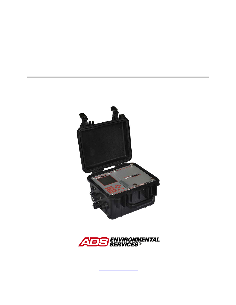 ADS Environmental Services Portable FlowShark Pulse QR 775006 A2 User Manual | 209 pages