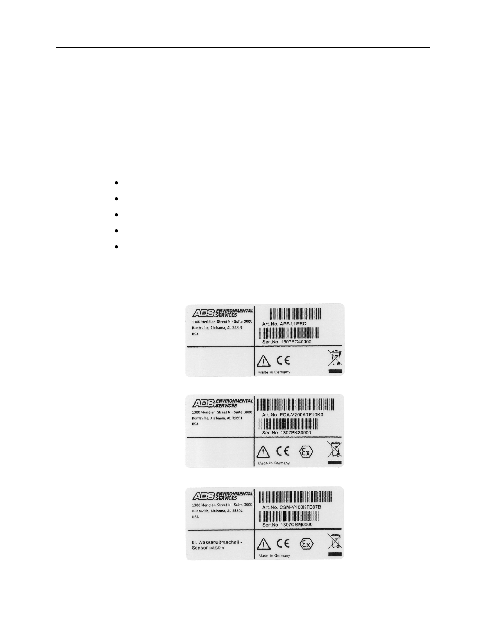 Device identification | ADS Environmental Services Portable FlowShark Pulse QR 775006 A2 User Manual | Page 11 / 209