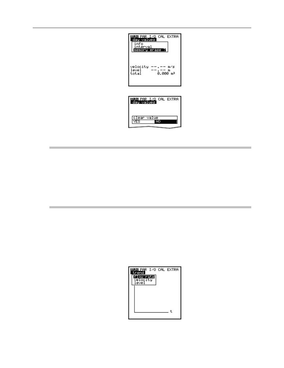 Run: errors, Run: trend | ADS Environmental Services Portable FlowShark Pulse QR 775006 A2 User Manual | Page 111 / 209