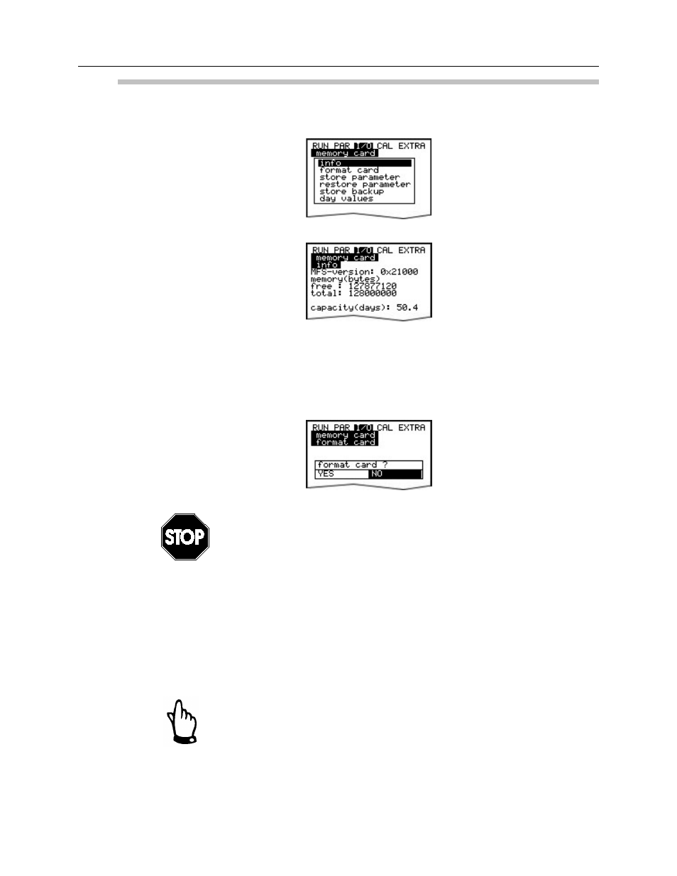 I/o: memory card | ADS Environmental Services Portable FlowShark Pulse QR 775006 A2 User Manual | Page 152 / 209